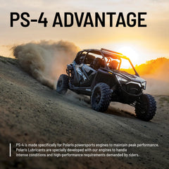 Polaris PS4 dipstick view showing correct level for optimal performance