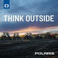Polaris PS4 oil pour image showing smooth dispensing for quick maintenance