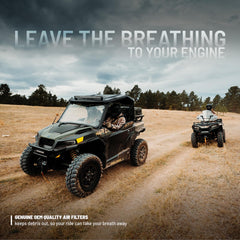 Polaris Ranger air filter breathes clean air, supporting engine longevity.