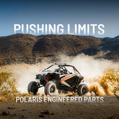 Polaris Ranger air filter in dusty terrain demonstrates off-road filtration performance.