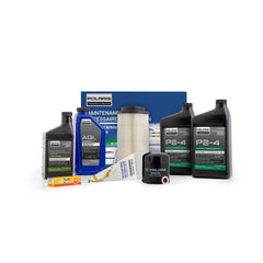 Polaris PS-4 5W-50 oil bottle for Sportsman engines.