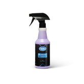 Poli Glow Poli Super Spray bottle applying quick no-rinse clean on painted surfaces