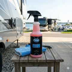 Detergent shedding action makes cleaning easier after dirt exposure