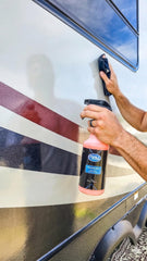 Poli Glow Poli Slick Seal offers water-beading action on a coated surface.