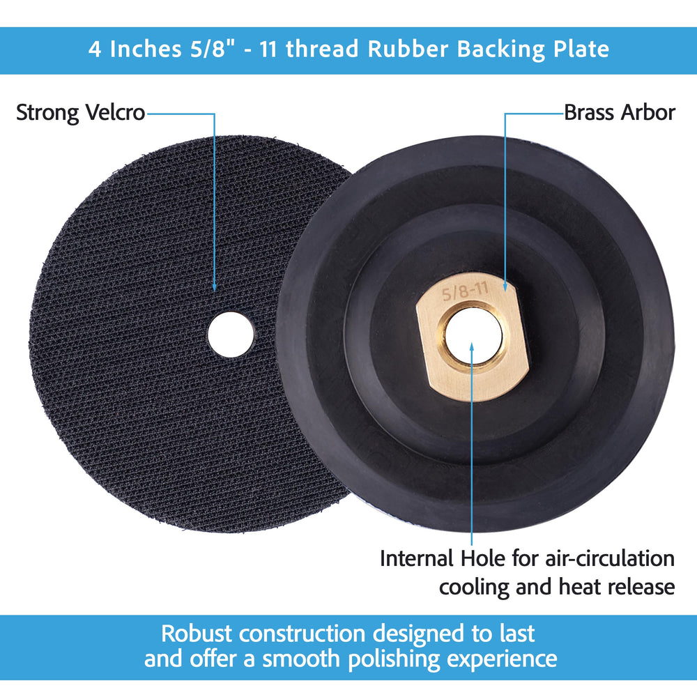 POLISHSURF 30-200 grit pads for initial removal.