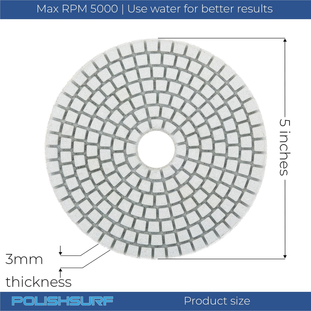 POLISHSURF smooth low-dust finish on stone surfaces