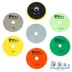 POLISHSURF quartz polishing kit ensures uniform grit quality for steady shine.
