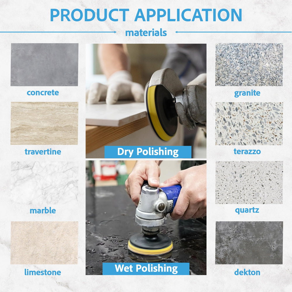 POLISHSURF tile polishing pads deliver durable performance on floors and walls.