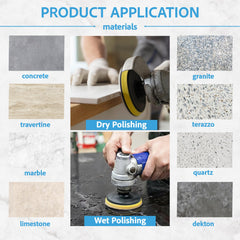 POLISHSURF tile polishing pads deliver durable performance on floors and walls.