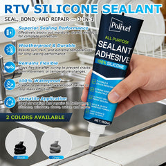 POLIXEL RTV sealant flex cure shows lasting flexibility with movement.