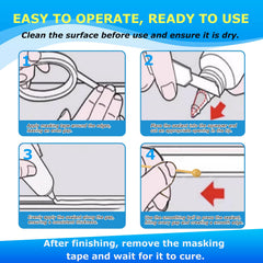 POLIXEL Black RTV sealant on kitchen sink seam highlights moisture-proof sealing.