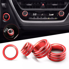 Polodunn Corolla knob trim 4pc shows precise fitment and premium finish.