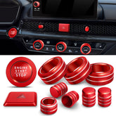 Polodunn knob cover kit for Honda Civic 9-inch screen area enhances grip and protects finish.