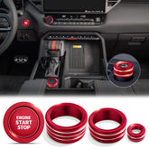 Polodunn tundra-sequoia red knob cover on 14-inch display enhances grip and style.