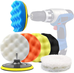 POLIWELL 6-inch orange coarse polishing pad for scratch removal.