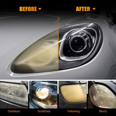 POLIWELL headlight kit 3000 grit discs for refined finish smoothing