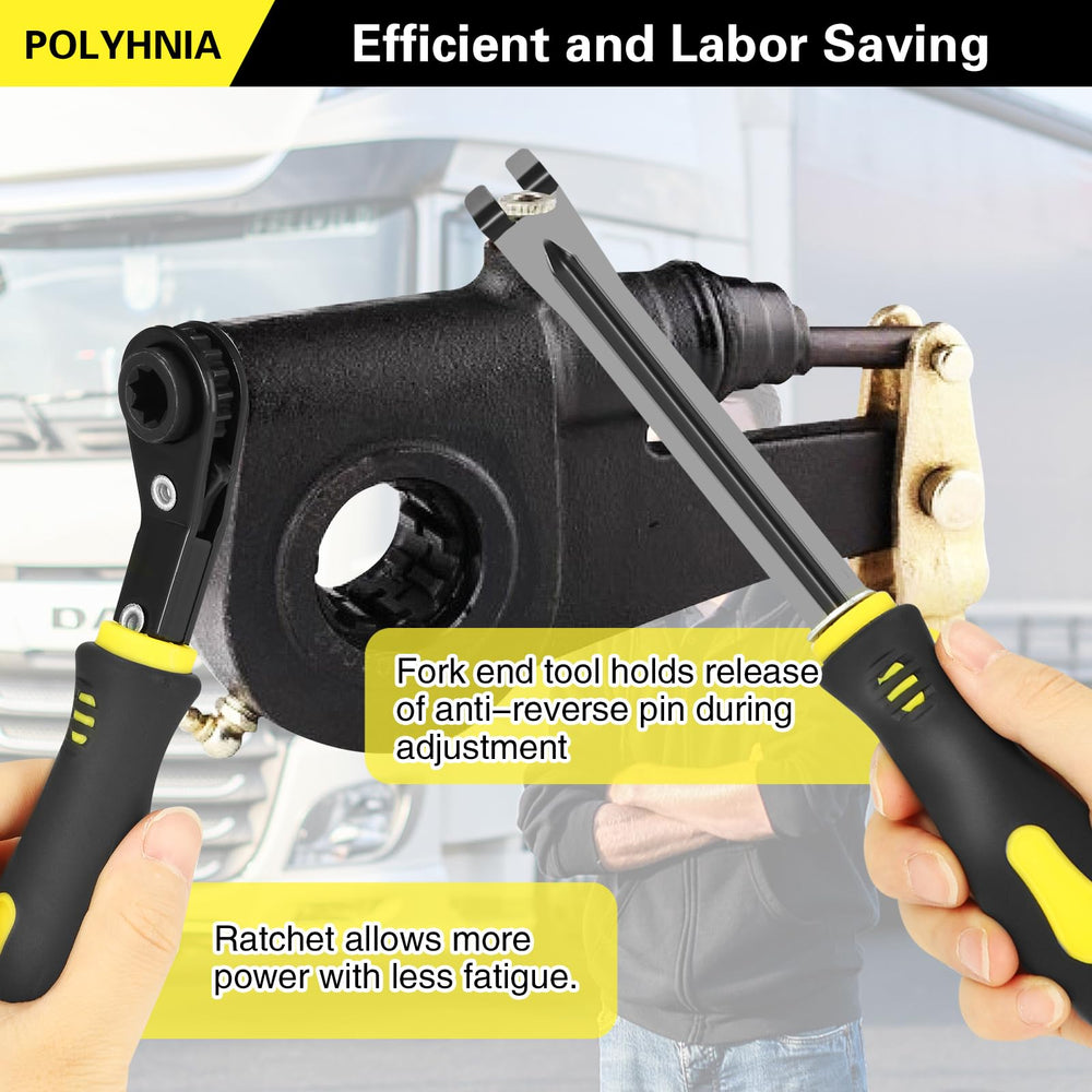POLYHNIA carbon steel brake-adjustment tools built for durability in demanding environments