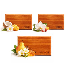 POMOA car air freshener wooden diffuser highlights natural alder wood for a refined cabin aroma.