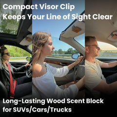 POMOA solid wood no mess diffuser, no liquid spills in hot vehicles.