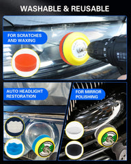 Pomsare headlight restoration kit for clearer automotive lenses