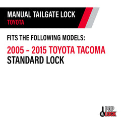 Tailgate handle replacement with OEM-like fit for Tacoma