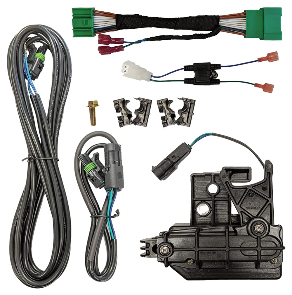 Pop & Lock Tundra tailgate lock front view with reinforced nylon housing for durability