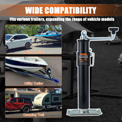 POPBULL heavy-duty steel construction stands up to demanding trailer use