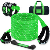 POPBULL kinetic recovery rope 1in x 30ft in action for high‑tension off‑road recoveries.