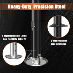 POPBULL easy-install tongue jack with 3-hole design.