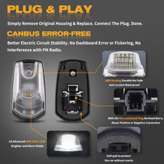 POPMOTORZ 18 SMD brightness enhances nighttime road awareness