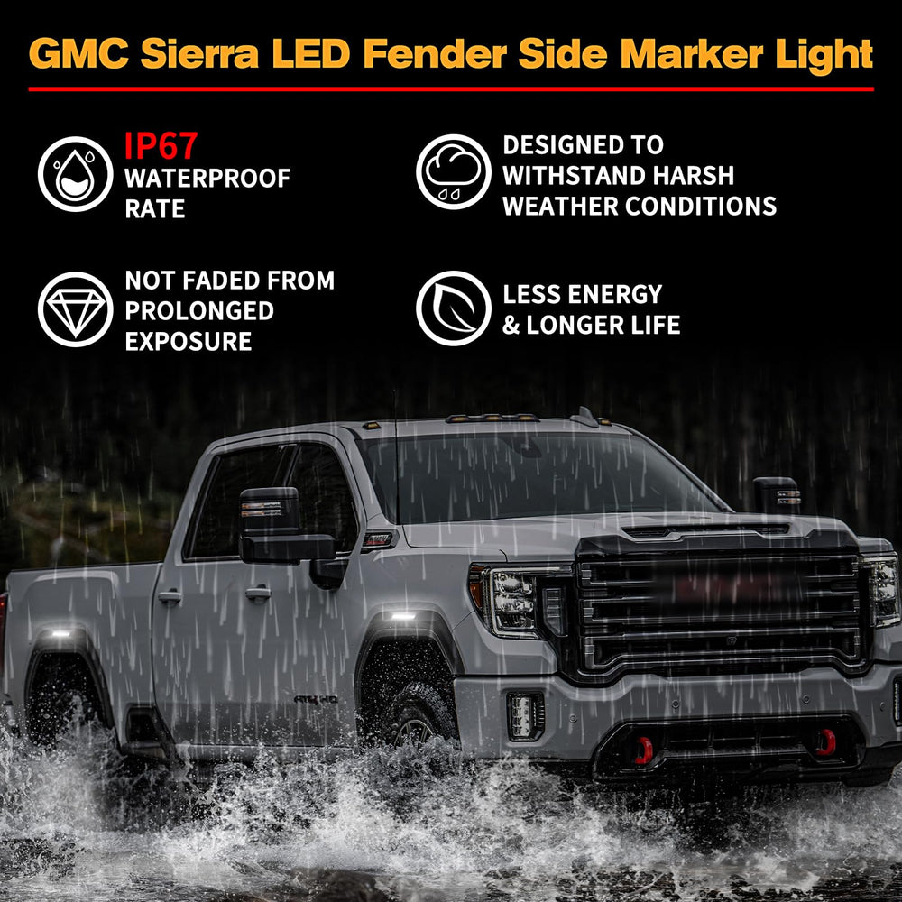 POPMOTORZ smoke-lens rear marker increases night visibility