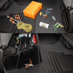 POPSTORE installation kit with screws ensures a tight no-drill fit.