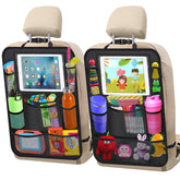 Popsunny XBRN backseat organizer with 11-inch tablet holder keeps kids entertained on trips
