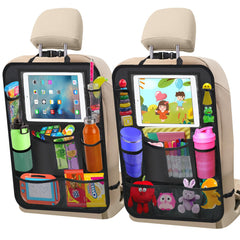 Popsunny XBRN backseat organizer with 11-inch tablet holder keeps kids entertained on trips