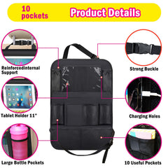 Popsunny XBRN large mesh pockets store magazines and snacks neatly
