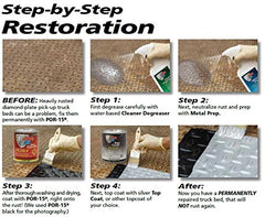 Cured POR-15 finish provides hammer-tough protection.
