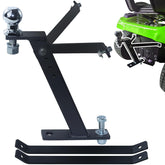 POSEAGLE trailer hitch with chrome 2-inch ball for reliable towing