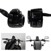 POSENG handlebar switch assembly for Harley, easy upgrade for on-bike control.