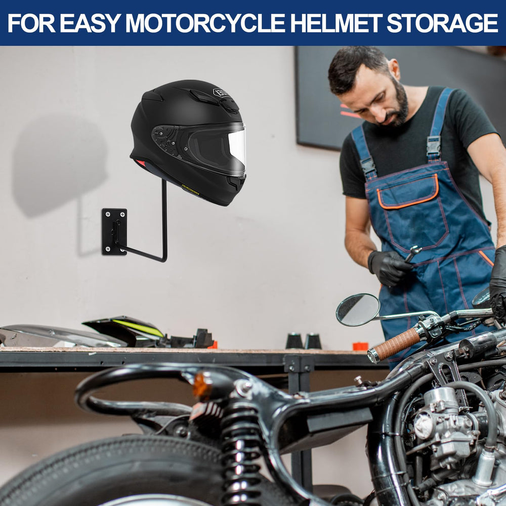Potchen versatile gear storage rack for helmets, hats, and accessories.