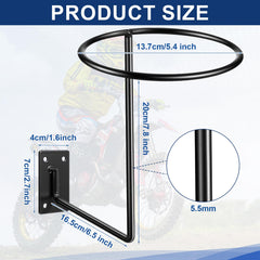 Potchen wall mount helmet rack designed for durable, clutter-free garage storage.