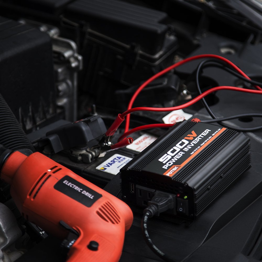 POTEK power inverter package includes user manual