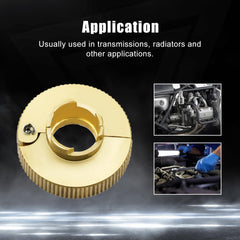 Povtii 22930 universal fit for transmissions and radiators with 3/8 inch fittings