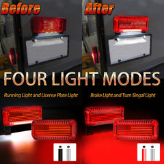POVTOR tail lights use 57 LEDs for bright, reliable signaling behind your vehicle.