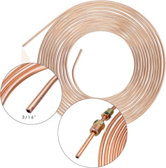 Poweka rust-proof brake line ready for fuel and transmission projects.