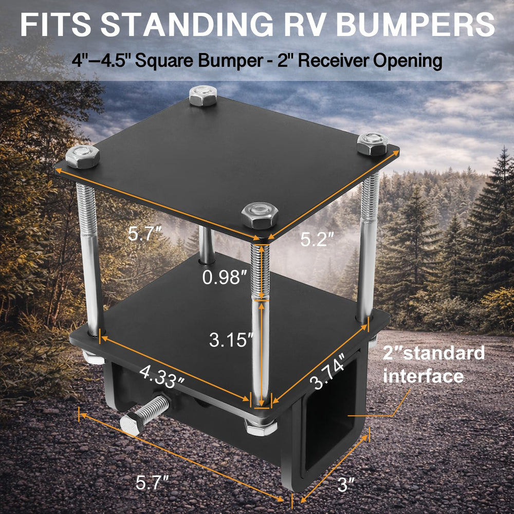 Poweka black powder-coated steel frame resists rust in harsh weather.