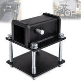 Poweka RV bumper hitch 2in mounted on bumper reduces wobble during travel.