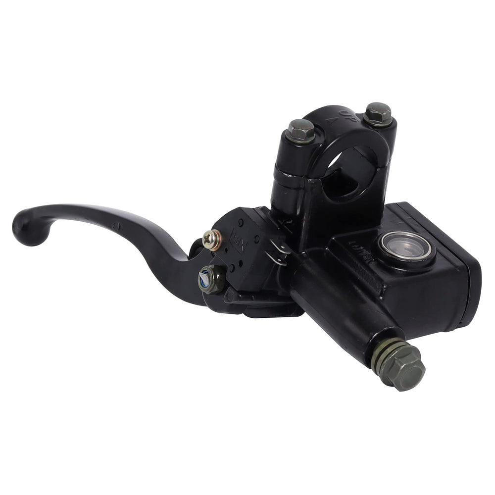 Poweka 7-8 inch hydraulic master cylinder on a pit bike