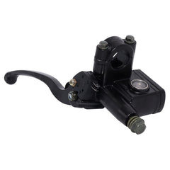 Poweka 7-8 inch hydraulic master cylinder on a pit bike