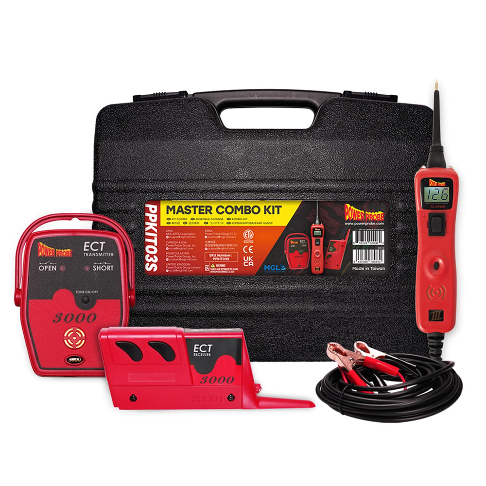 Power Probe 3 Master kit front view with ECT3000 integration