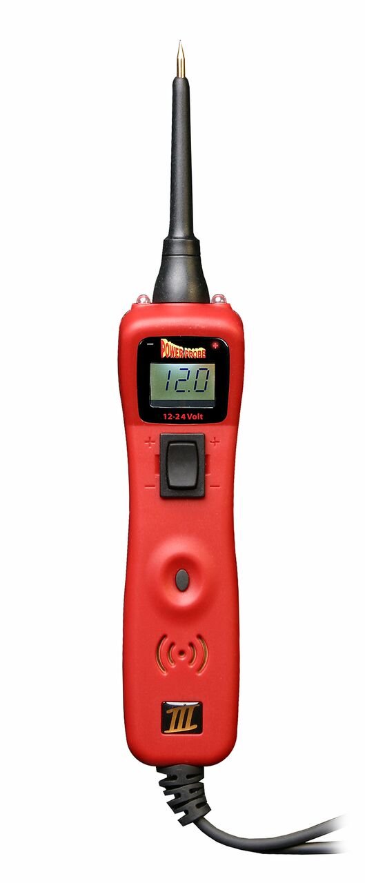 Power Probe III Red front view highlighting versatile diagnostic tool for automotive tests